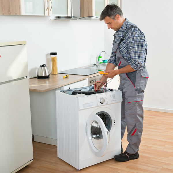 can you walk me through the steps of troubleshooting my washer issue in Comstock